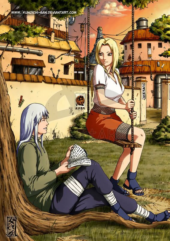 Naruto couples Tsunade_n_Dan