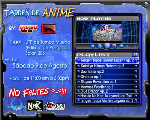 Proyeciones Anime en la UTP Todos los sabados a partir del 21 de junio TDA2copy