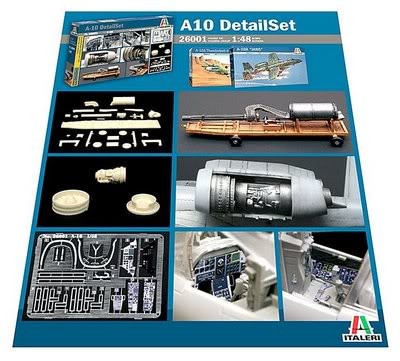 A-10A Thunderbolt II, Italeri , 1/48, ref 2655. Ital_A-10_detail