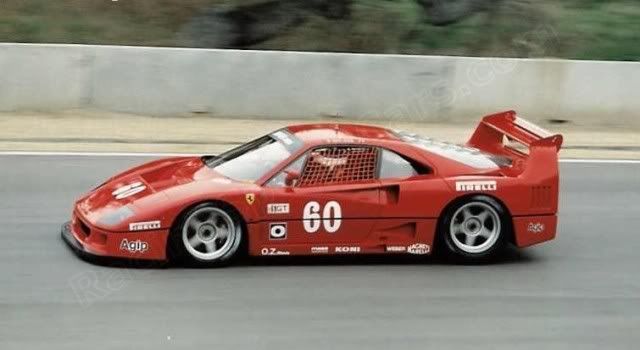 Ferrari F40 Le Mans. Detail Cars. Juanh Racing Team 076 1Alesi