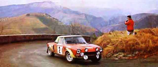 Fiat 124 Abarth. Ixo-Altaya. Juanh Racing Team 060 02-15