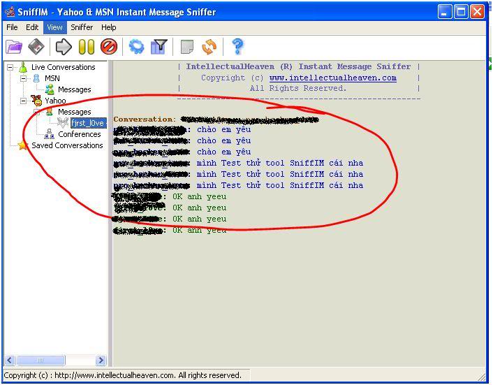 Sử dụng kỹ thuật Sniffer và SniffIM để đọc lén nội dung chat 64862029