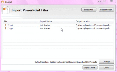 Chuyển đổi PowerPoint sang Flash với authorPOINT Lite Dec