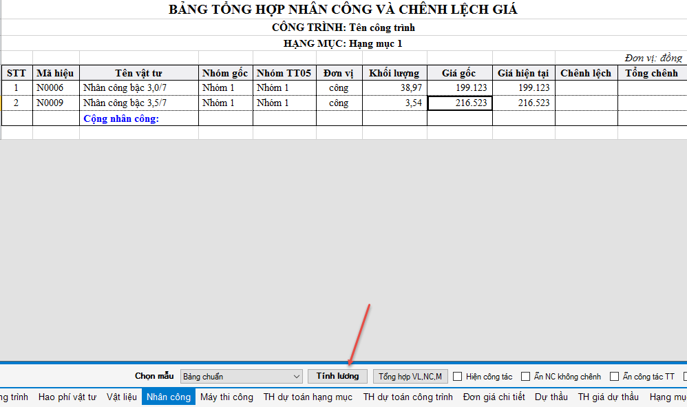 Hướng dẫn áp dụng thông tư 05/2016/TT-BXD về xác định đơn giá nhân công trong quản lý chí áp dụng trong phần mềm dự toán F1 1_zpsv38fs2ly