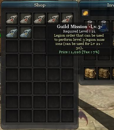 Tutorial: Guild Quests/Warehouse [with pictures!] Shop