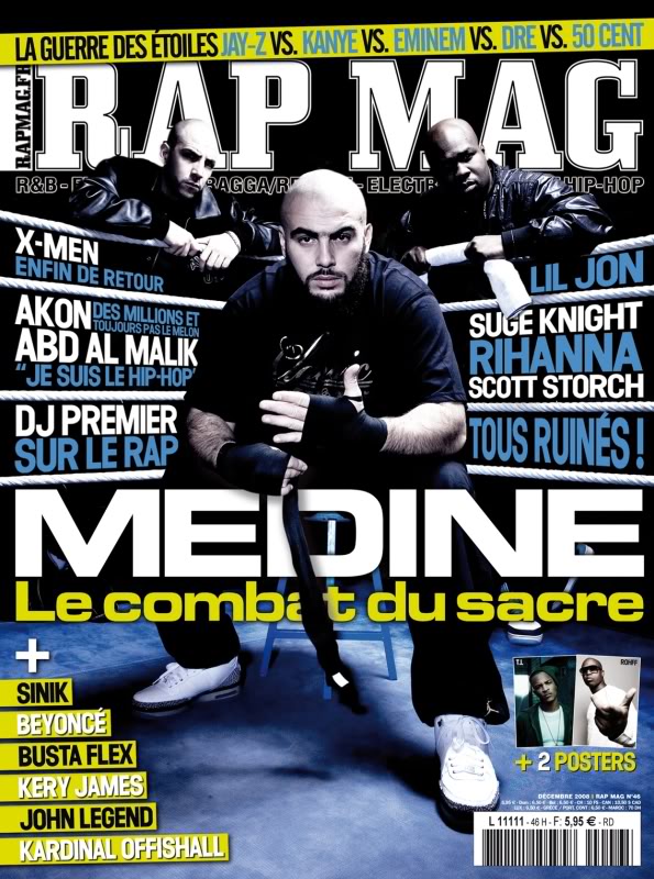 Medine Dans Rap Mag Decembre CouvRAP46