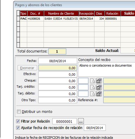 Actualizacion de la fecha de Recepcion y Vencimiento en Clinica Capture_zps20209af4