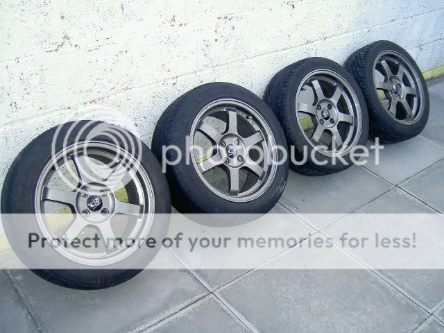 16" ROTA GRID BRONZE ALLOYS **TE37**MINT** PICT3502