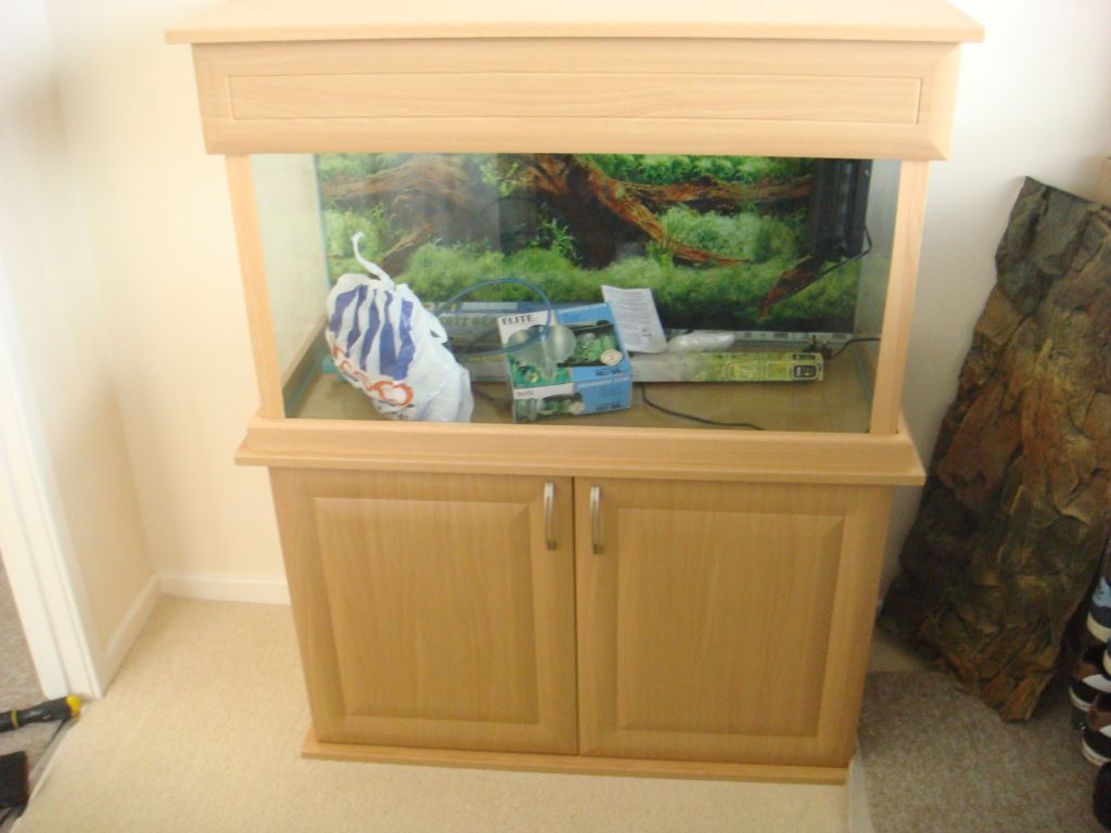 More or less a full set up forsale/ tank in cabinet with pic 099