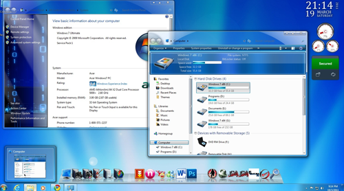 4 giao diện “mới và lạ” dành cho Windows 7 Theme3