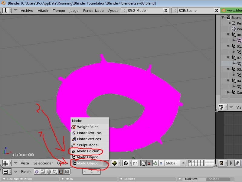 Tutorial UV Mapping en Blender (mapeado)  Botonedicion