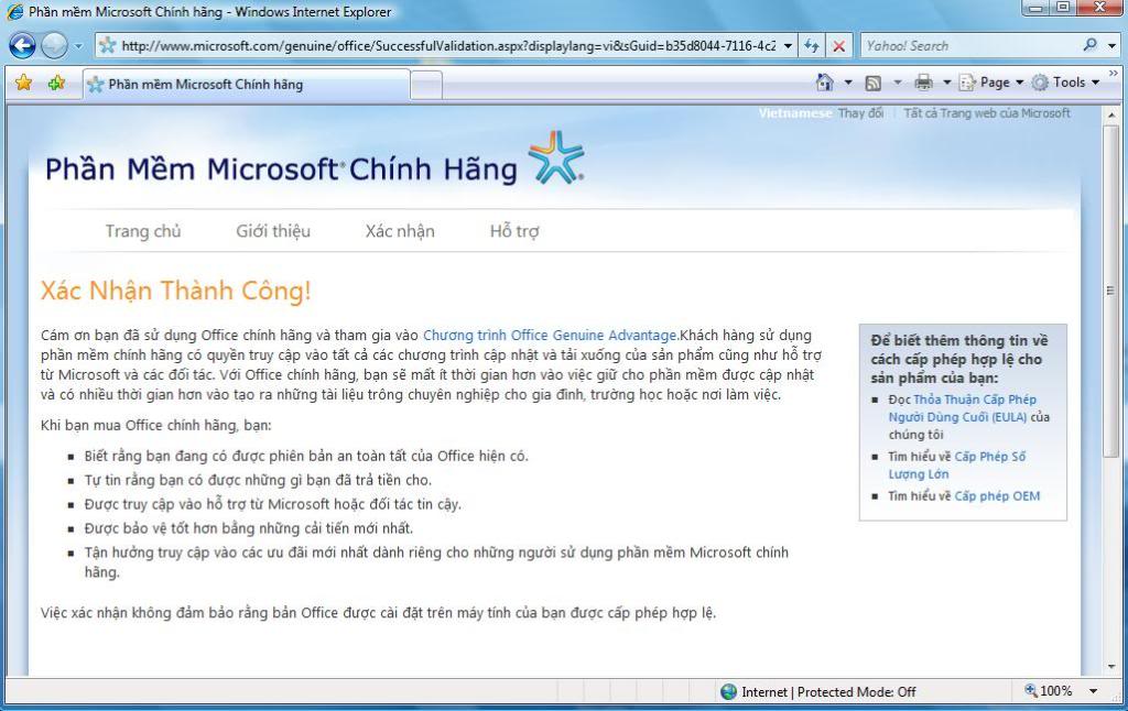 Office enterprise 2007 bản quyền (đã test) - Page 2 Of73