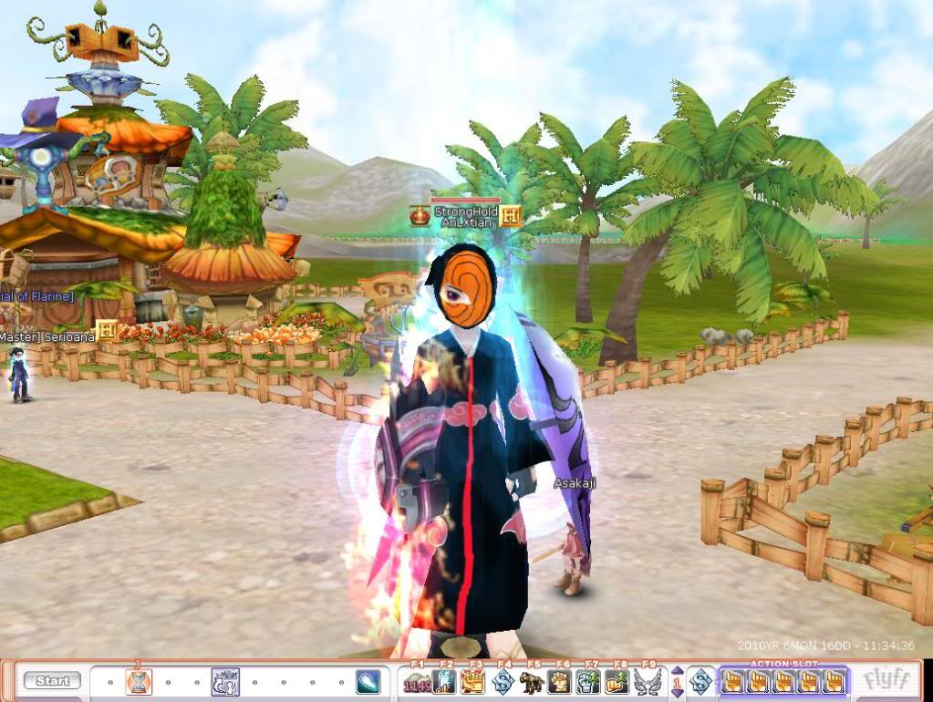 Naruto Set , Madara Mask And Black Cacsual ::Xtian Flyff00008