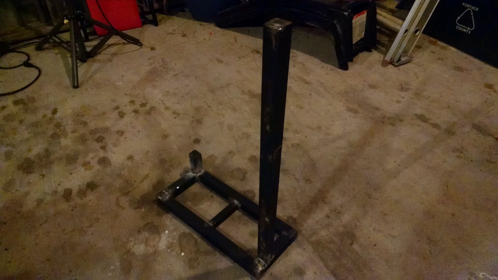 Home Made Center Stand: Garage Engineering CenterStand_1_zpsnh7fcp4a