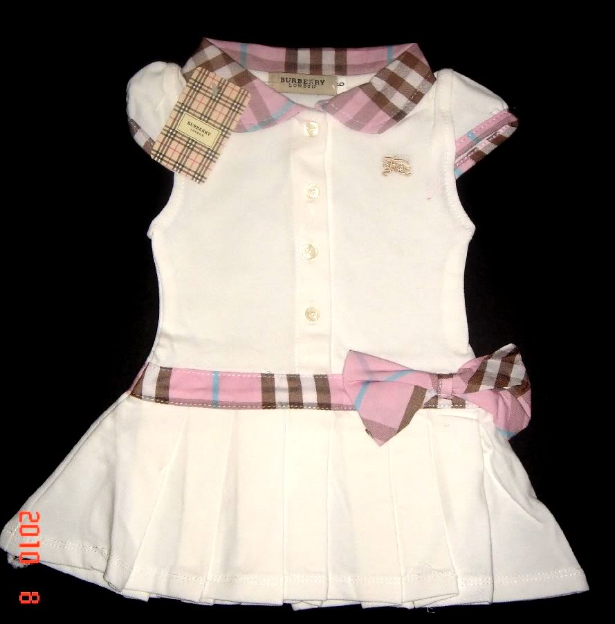 NORSHA22 : BRANDED WEAR..ADULTS / KIDS BURBERYPINKDRESS