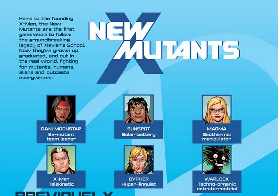 [comics] Marvel - X-Men Newmutants