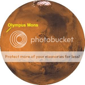 Olympus Mons gunung tertinggi di tata surya D-16