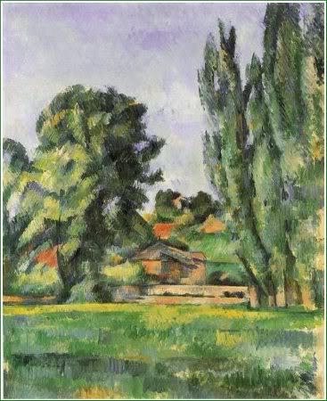 CASTAÑOS Y GRANJA DE CEZANNE Marronniers20et20fermedu20jas20de20bouffan_202020Cezanne