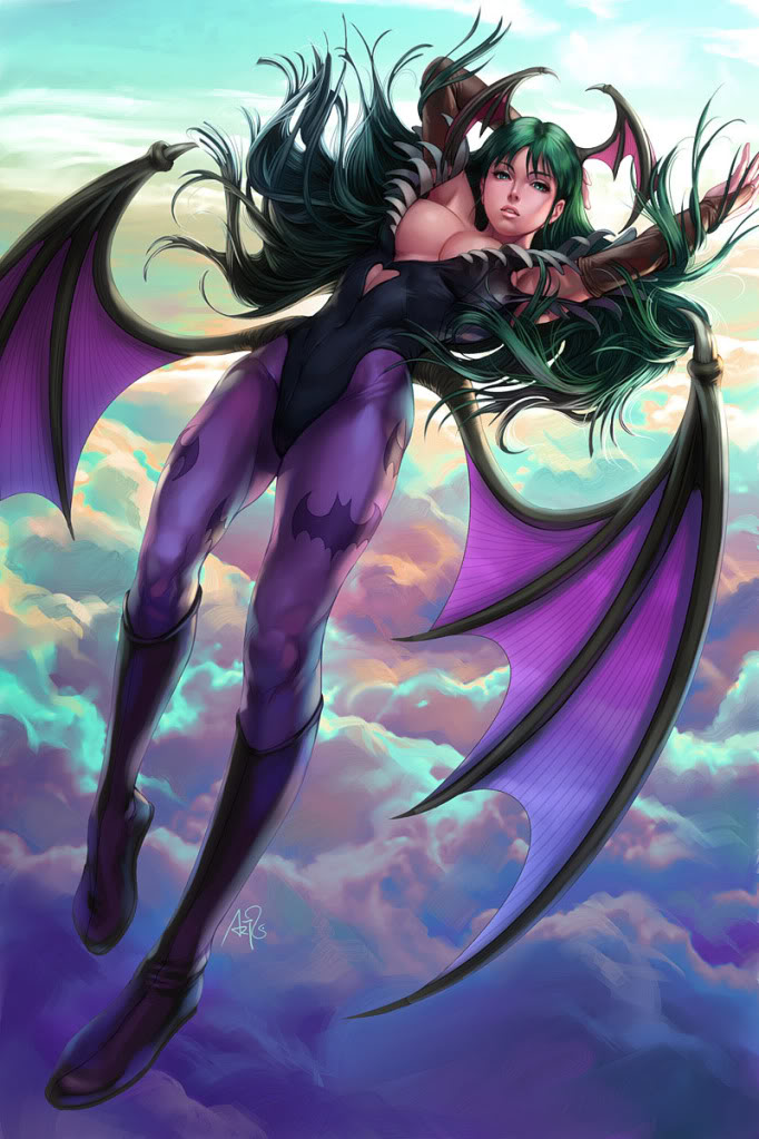 Morrigan Aensland "Sadistic" (H.L.) Morrigan-sky