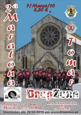 II Maratona de Tomar - Dropzone 07/03/2010 Cartaz