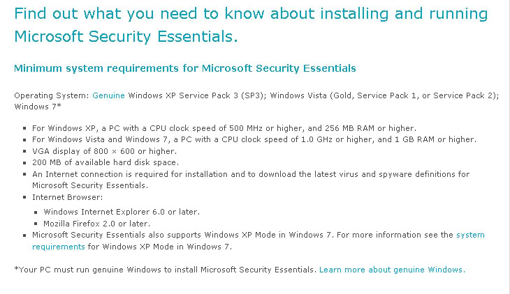 【★】 الأفضل للحماية المنزليه Microsoft Security Essentials بالشرح والتفصيل الوافي【★】 11111111