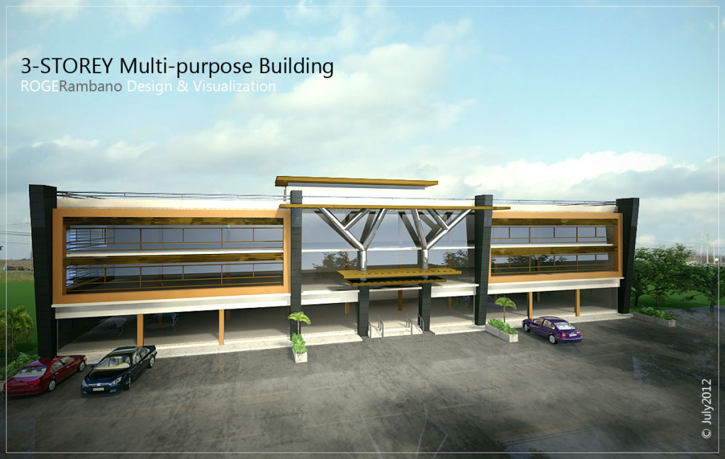 3-Storey Multi-Purpose Bldg. CGPost3-1