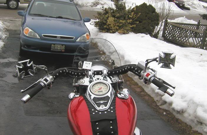 * Mistress K's adventure in modifying a Suzuki Intruder C50 / C800 * 170