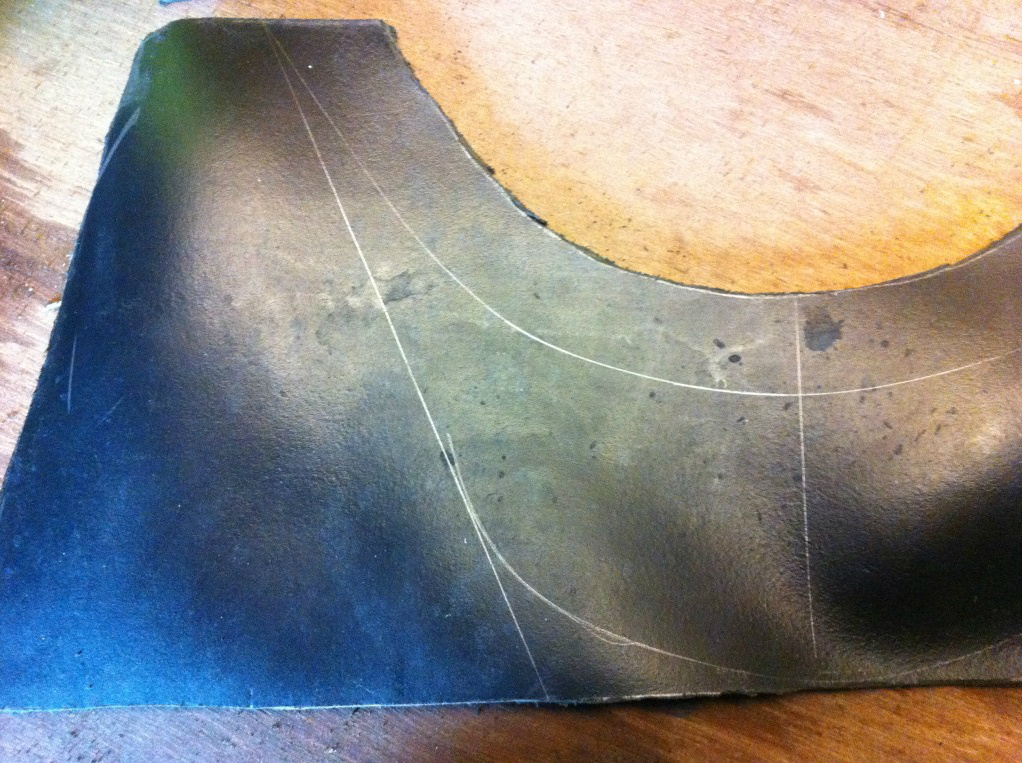 * Home Made Mud Flap (front) For Suzuki C800 / C50 * IMG_0277