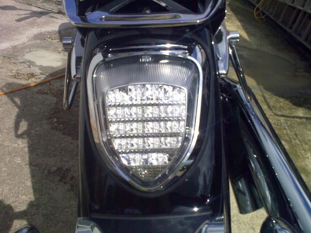 Suzuki C800, Clear LED Rear Light Replacement  Whitelight