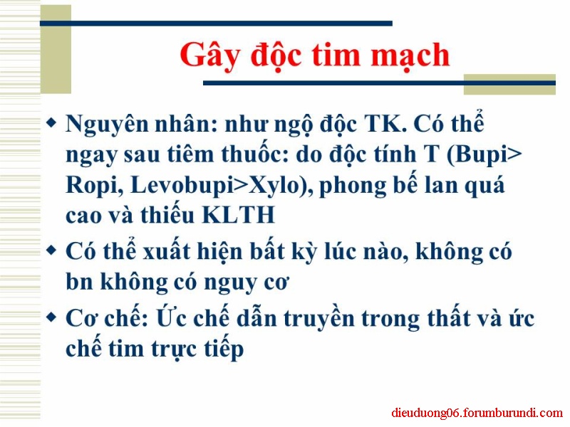 Biến chứng trong gây tê ! Slide13