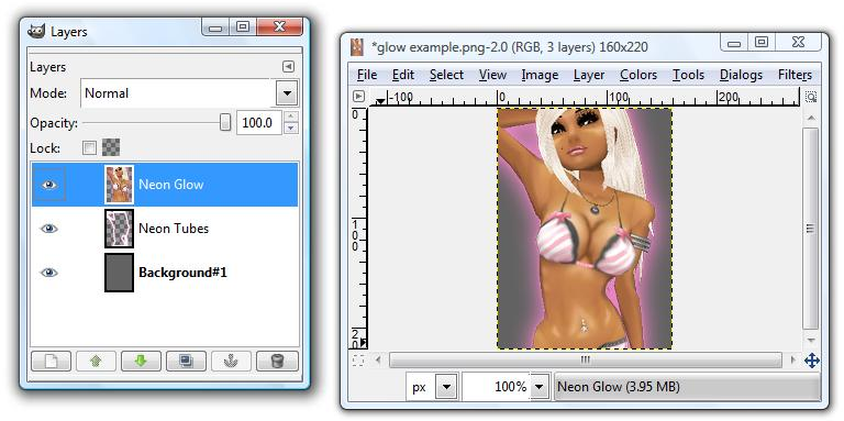 GIMP Tutorial Archive Glow6