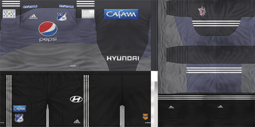 kits adaptados de millonarios 2012/2013 y minikit Millos