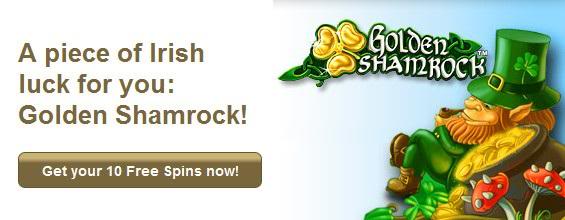 MyBet Casino 10 Free Spins - Golden Shamrock - new video slot game (Netent Casino Bonus) MybetCasino10FreeSpins-GoldenShamrock