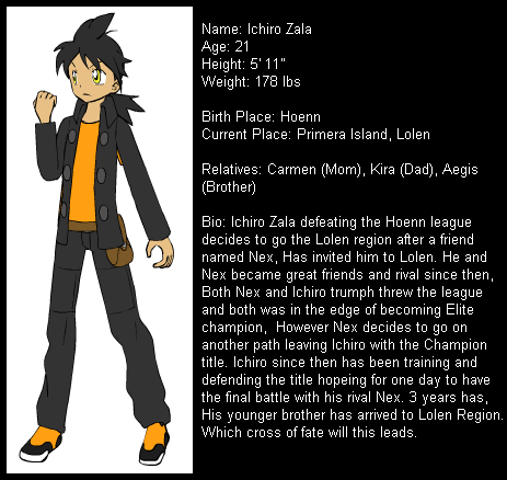 Pokemon Lolen Adventure - Biography: Ichiro Ichiro