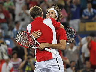 Stanislas Wawrinka y Roger Federer 1218915442_0