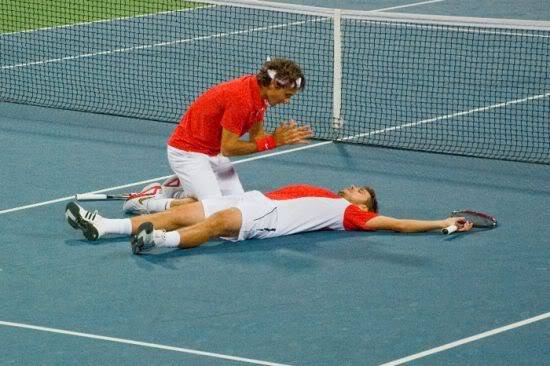 Stanislas Wawrinka y Roger Federer RogeryStan2