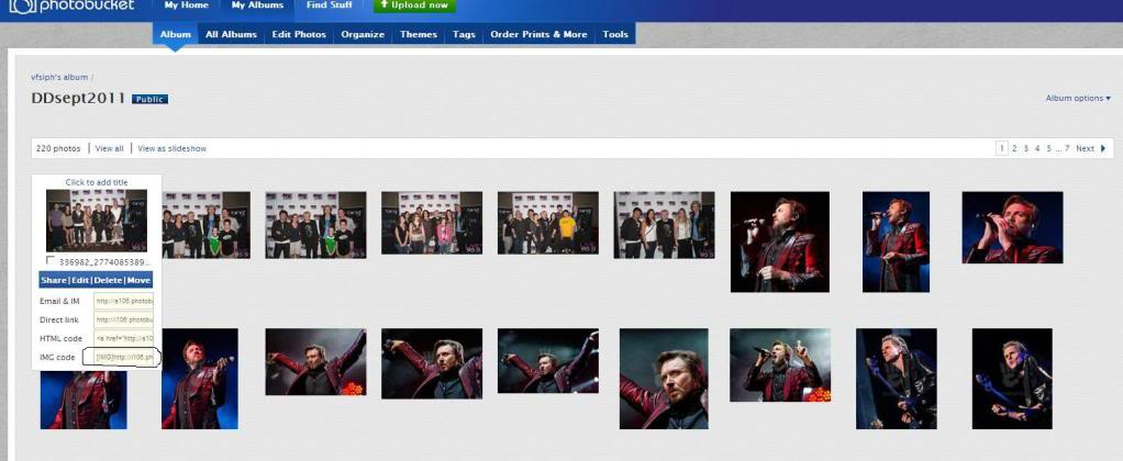 Comment poster des photos sur le forum ? Photobucket