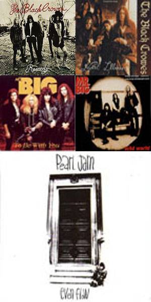 Vintage Deleted Rock CD Singles - Black Crowes, Pearl Jam, Mr Big CDSINGLESCOLLAGE4_zps30b81655