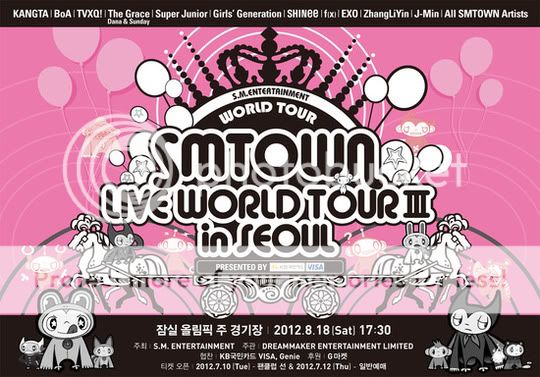 Pre-venta de entradas para el SMTOWN LIVE WORLD TOUR III en Seúl se iniciará el 12 de Julio (05/07/2012) 01-4