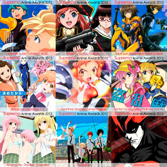 Nominados a mejor anime de Ciencia Ficcion 2012