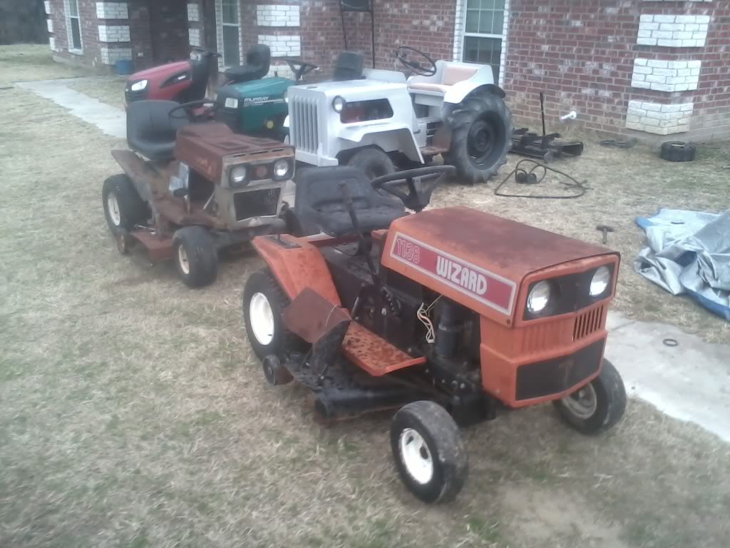Might Get This Wizard Lawn Tractor 0112131632-01