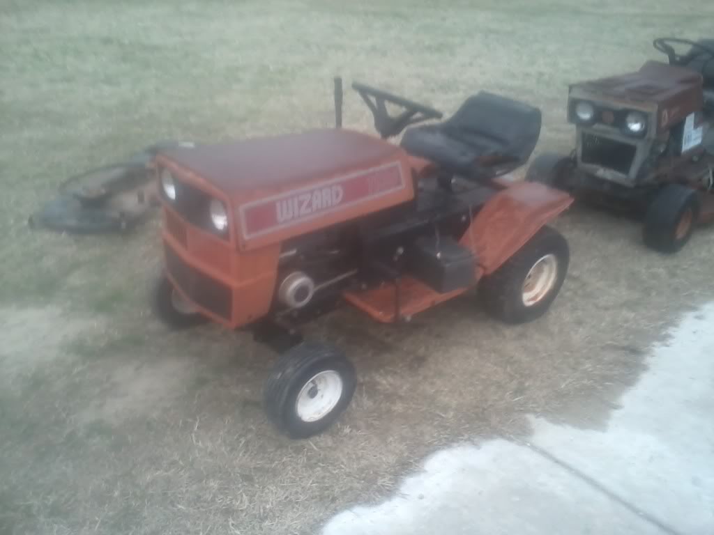 Might Get This Wizard Lawn Tractor 0112131714-00