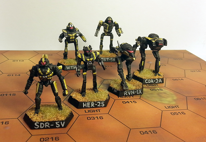 Battletech Minis Hunters%20Hornets