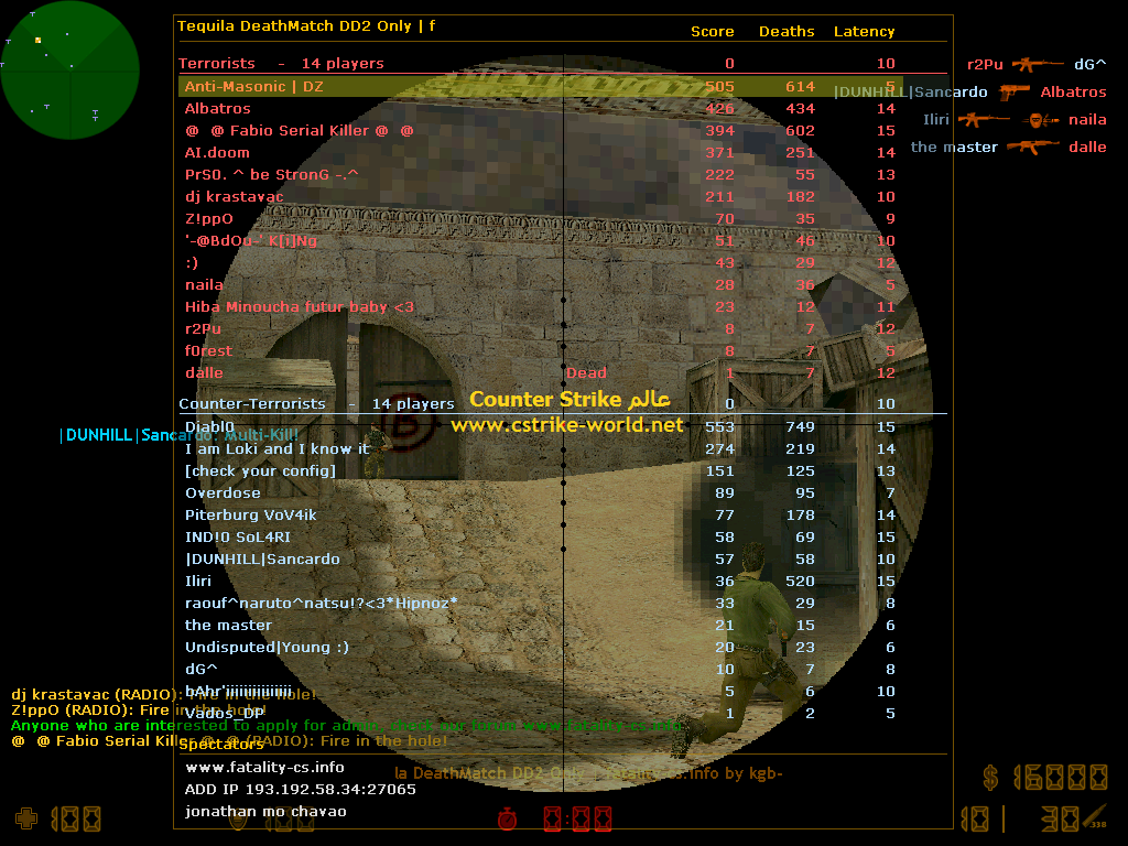 مباراتي في سيرفر De_Dust2 DeathMatch بالـسنايبر AWP لـ 3 ساعات Cstrike-worldnet-SystemDZ-1