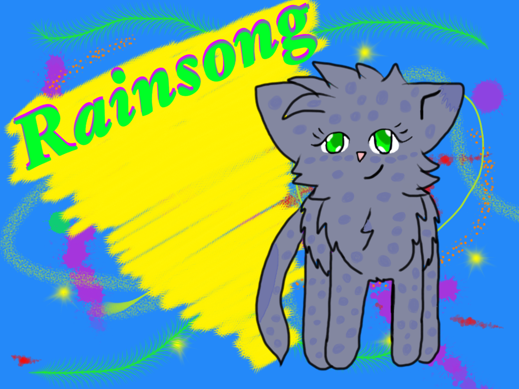 Splotchy makes pics for all of your lifes with her new drawing app! :DD Rainsongpurr