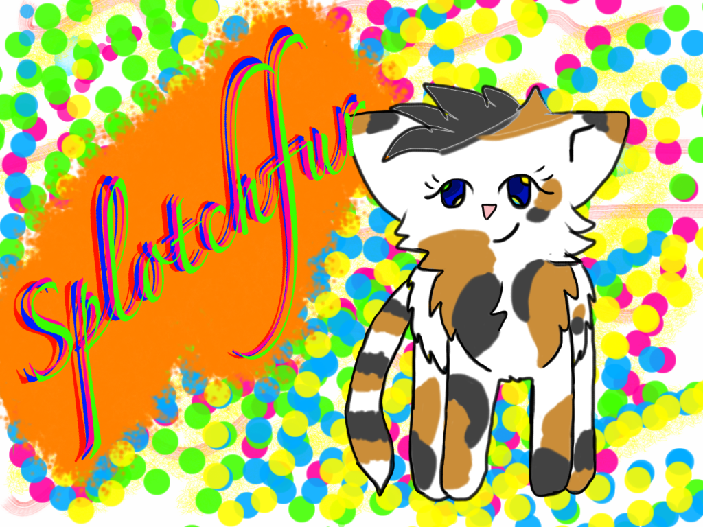 Splotchy makes pics for all of your lifes with her new drawing app! :DD Splotchfurpurrfect2