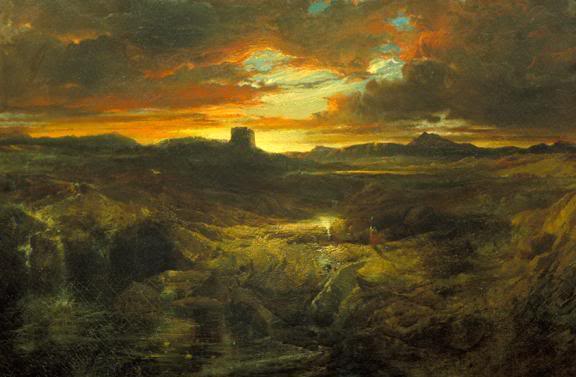 Art (sculptures, paintings, etc) Thomas_Moran_Childe_Roland_to_the_D