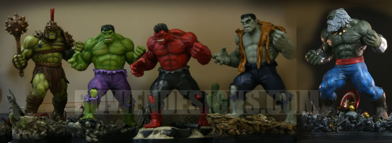Estátuas Hulk da Bowen Design - Maestro lançado! - Página 3 AllHulkBowen