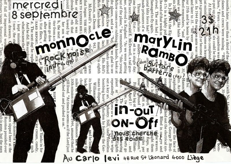 08/09 Monnocle + Marylin Rambo + In-Out/On-Off à LIEGE Gig8septembre