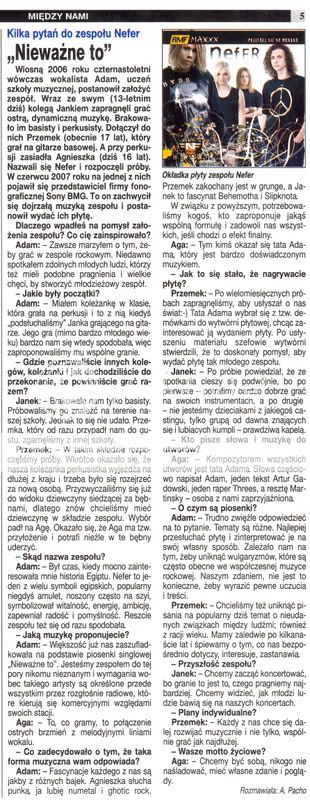 [Presse PL] "Angora"- interviev Skanuj